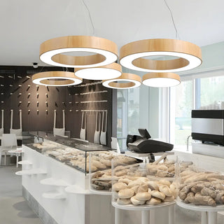 ZOWALA - Yellow Cloud LED Adjustable Height Kids Room Chandelier Image - 5