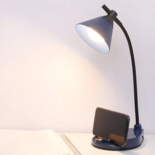 Yellow Simple Conical Dorm LED Modern Table Lamp Zawala Image - 15