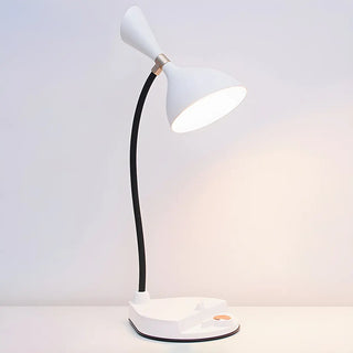 Yellow Simple Conical Dorm LED Modern Table Lamp Zawala Image - 9