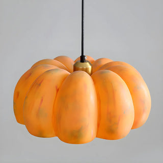 Modern Pumpkin Adjustable Yellow LED Pendant Lamp Zawala Image - 11
