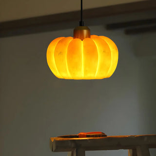 Modern Pumpkin Adjustable Yellow LED Pendant Lamp Zawala Image - 6