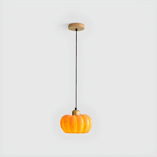Modern Pumpkin Adjustable Yellow LED Pendant Lamp Zawala Image - 7