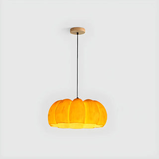 Modern Pumpkin Adjustable Yellow LED Pendant Lamp Zawala Image - 8