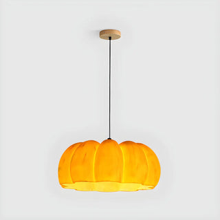 Modern Pumpkin Adjustable Yellow LED Pendant Lamp Zawala Image - 9