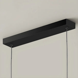 ZOWALA - Minimalist Linear Z Shape Black Dining Room Pendant Light Image - 12