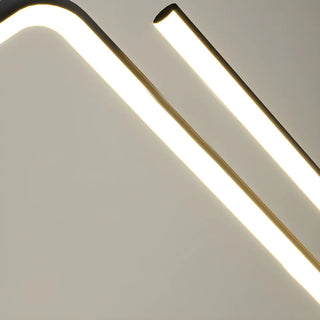 ZOWALA - Minimalist Linear Z Shape Black Dining Room Pendant Light Image - 13