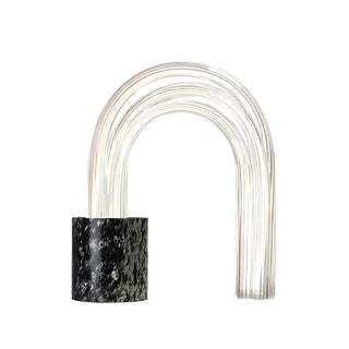 Simple Creative Marble Base Glass Pipe Shape Table Lamp Zawala Image - 13
