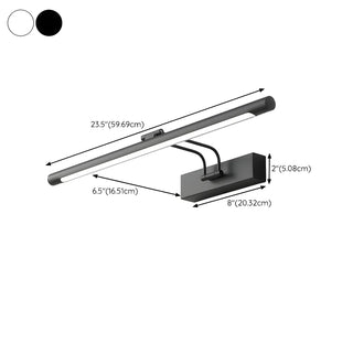 Adjustable Modish Black Linear LED Vanity Light Zawala Image - 14