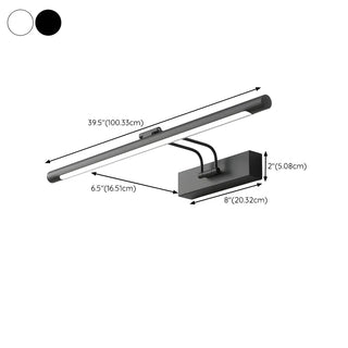 Adjustable Modish Black Linear LED Vanity Light Zawala Image - 16