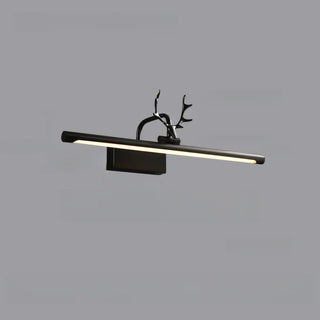 ZOWALA - Sleek Gold Deer Antler LED Vanity Mirror Light Image - 14