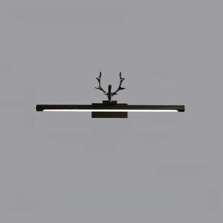 ZOWALA - Sleek Gold Deer Antler LED Vanity Mirror Light Image - 15