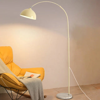 ZOWALA - Adjustable Modish Dome Shade Arc Metal Floor Lamp Image - 1