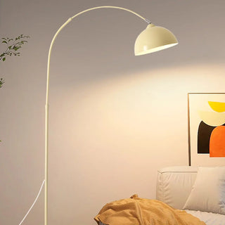 ZOWALA - Adjustable Modish Dome Shade Arc Metal Floor Lamp Image - 12
