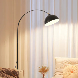 ZOWALA - Adjustable Modish Dome Shade Arc Metal Floor Lamp Image - 13