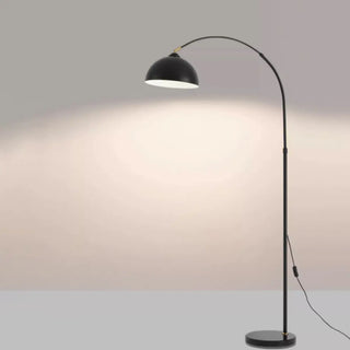 ZOWALA - Adjustable Modish Dome Shade Arc Metal Floor Lamp Image - 4