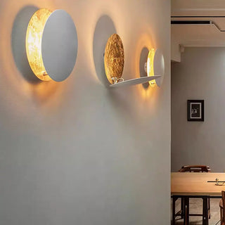 Modern Lunar Eclipse Design Metal LED Wall Sconce Zawala Image - 8