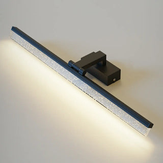 Black Modish Rectangular Aluminum Bathroom Vanity Light Zawala Image - 1