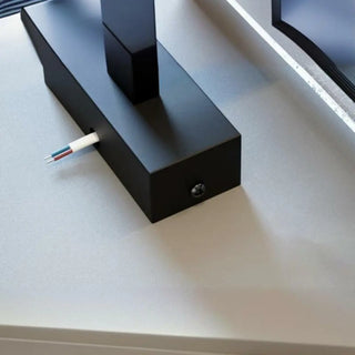 Black Modish Rectangular Aluminum Bathroom Vanity Light Zawala Image - 14