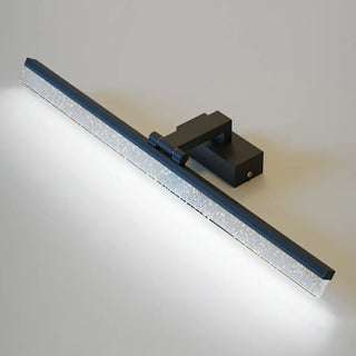 Black Modish Rectangular Aluminum Bathroom Vanity Light Zawala Image - 2