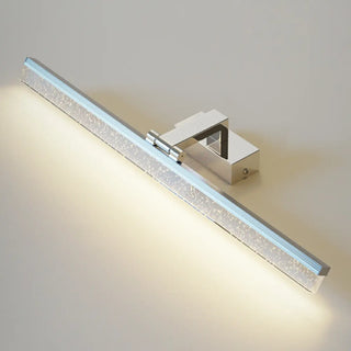 Black Modish Rectangular Aluminum Bathroom Vanity Light Zawala Image - 6