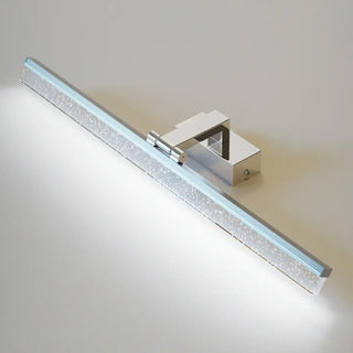 Black Modish Rectangular Aluminum Bathroom Vanity Light Zawala Image - 7