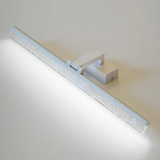 Black Modish Rectangular Aluminum Bathroom Vanity Light Zawala Image - 9
