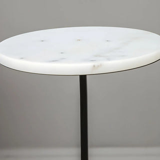 Modish Black Arc LED Floor Lamp with Side Table Zawala Image - 6