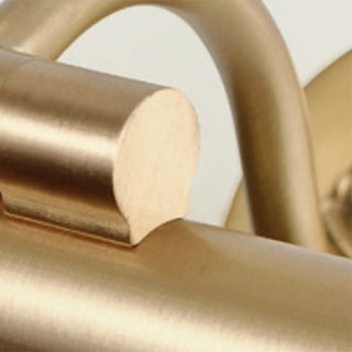 ZOWALA - Modern Cylinder Gold LED Vanity Light Image - 10