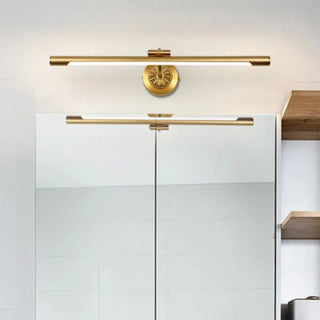 ZOWALA - Modern Cylinder Gold LED Vanity Light Image - 4