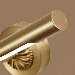 ZOWALA - Modern Cylinder Gold LED Vanity Light Image - 8