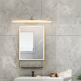 Modish Gold Linear LED Bathroom Vanity Light Fixture Zawala Image - 1
