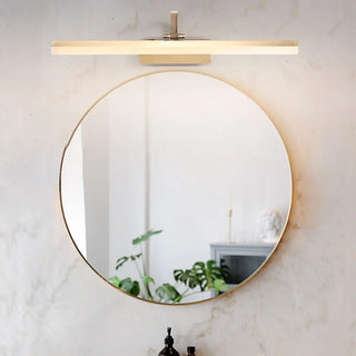 Modish Gold Linear LED Bathroom Vanity Light Fixture Zawala Image - 2