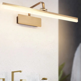 Modish Gold Linear LED Bathroom Vanity Light Fixture Zawala Image - 4