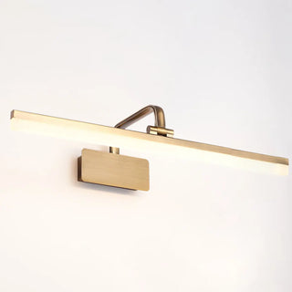 Modish Gold Linear LED Bathroom Vanity Light Fixture Zawala Image - 5