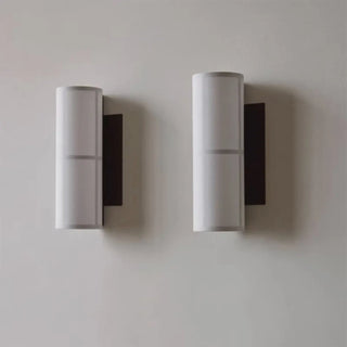 Japanese Style Cylinder Fabric Shade Wall Sconce Zawala Image - 14
