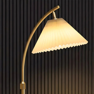 Modish Adjustable Cone Modern Floor Lamp with Storage Zawala Image - 5