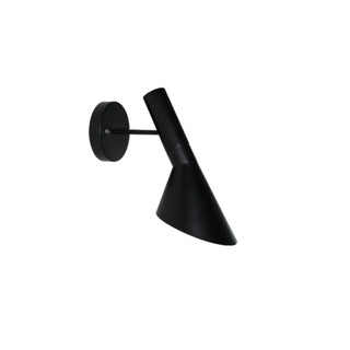 Modish Wood Color and Cone Metal Bedside Wall Sconce Zawala Image - 11
