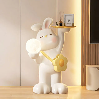 ZOWALA - Moon Tray Rabbit Floor Lamp Image - 7