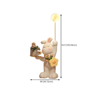 ZOWALA - Moon Tray Rabbit Floor Lamp Image - 21