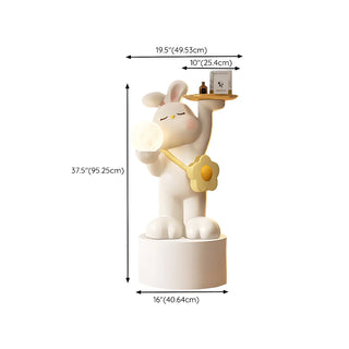 ZOWALA - Moon Tray Rabbit Floor Lamp Image - 22