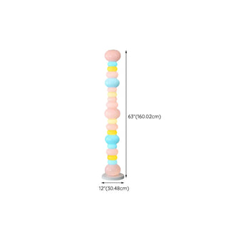 ZOWALA - Multi-Color Creative Candy String Floor Lamp #size