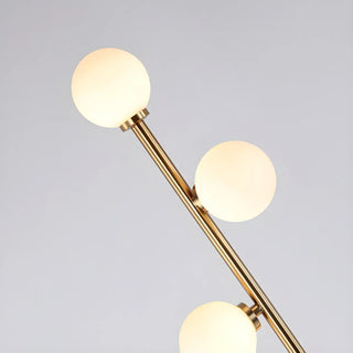 ZOWALA - Multi-Light Glass Globe Gold Floor Lamp Image - 10
