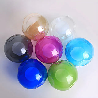 Multicolor Glass Bubble Dining Room Haning Chandelier Zawala Image - 19