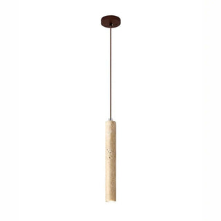 ZOWALA - Classic Natural Stone Cylinder Pendant Light Bedroom Image - 7