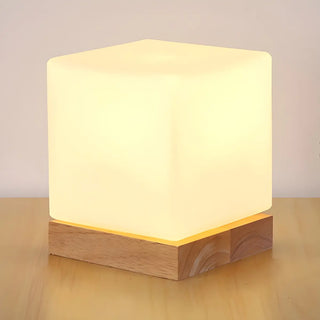 Creative House Shape White Glass Bedroom Table Lamp Zawala Image - 10
