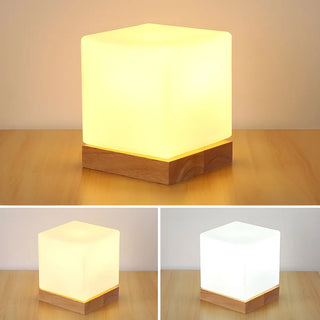 Creative House Shape White Glass Bedroom Table Lamp Zawala Image - 13