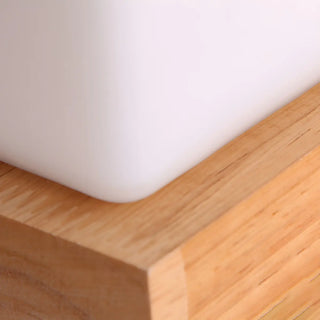 Creative House Shape White Glass Bedroom Table Lamp Zawala Image - 15