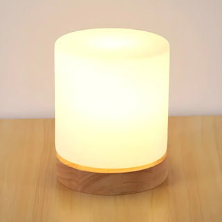 Creative House Shape White Glass Bedroom Table Lamp Zawala Image - 8