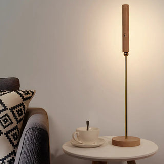 Minimalist Wooden Linear Adjustable LED Table Lamp Zawala Image - 1