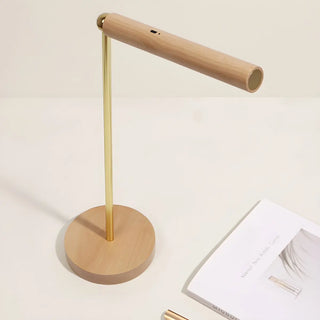 Minimalist Wooden Linear Adjustable LED Table Lamp Zawala Image - 12